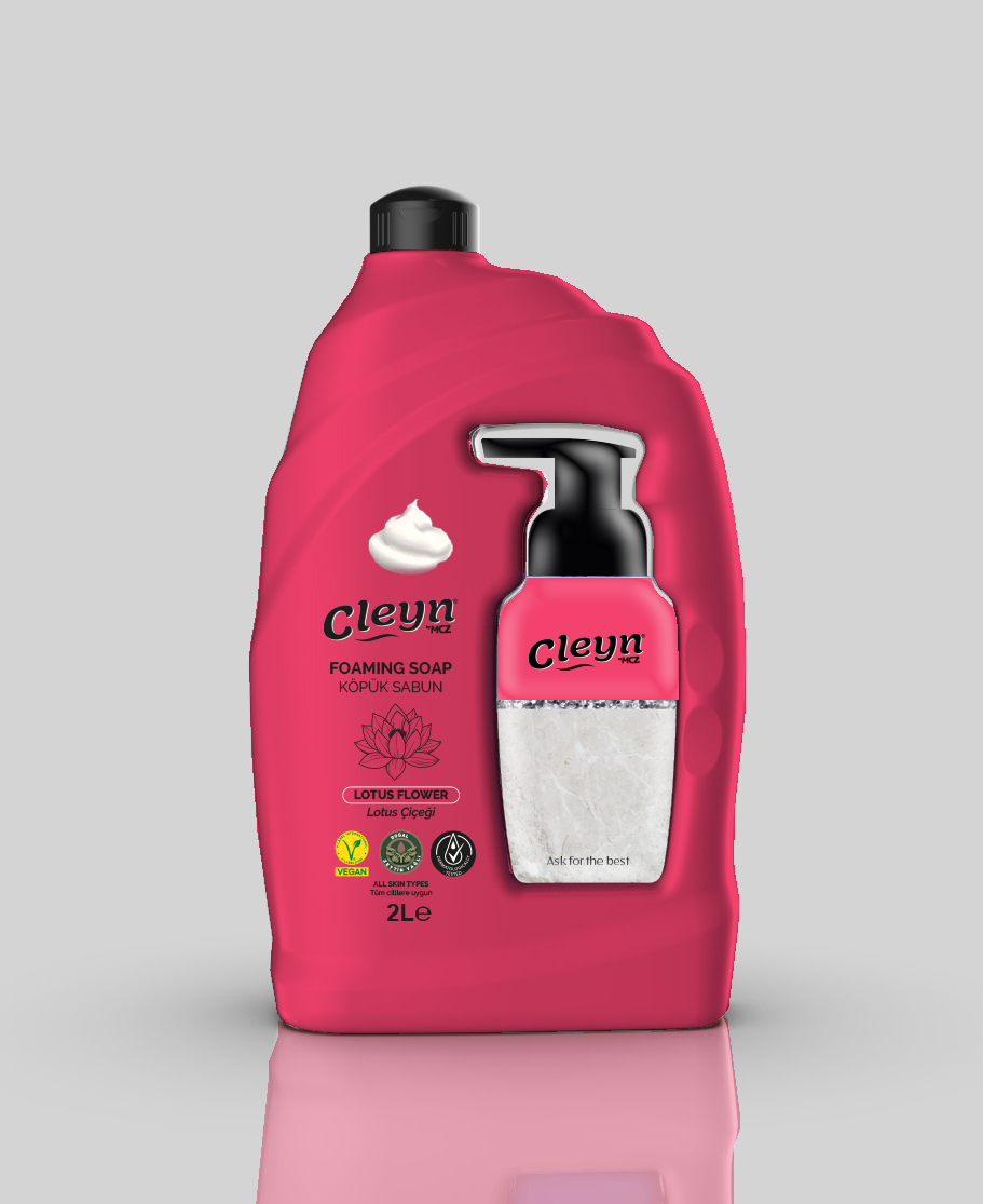 CLEYN Lotus Çiçeği Köpük Sabun